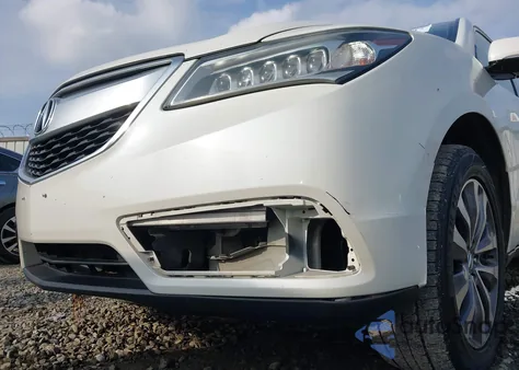 2014 Acura Mdx Technology Package из США, поврежденный, VIN 5FRYD3H42EB016000